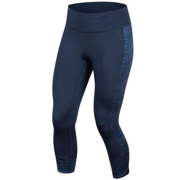 Pearl Izumi Women's Studio 3/4 Tights, Navy, LARGE - Picture 3 of 4